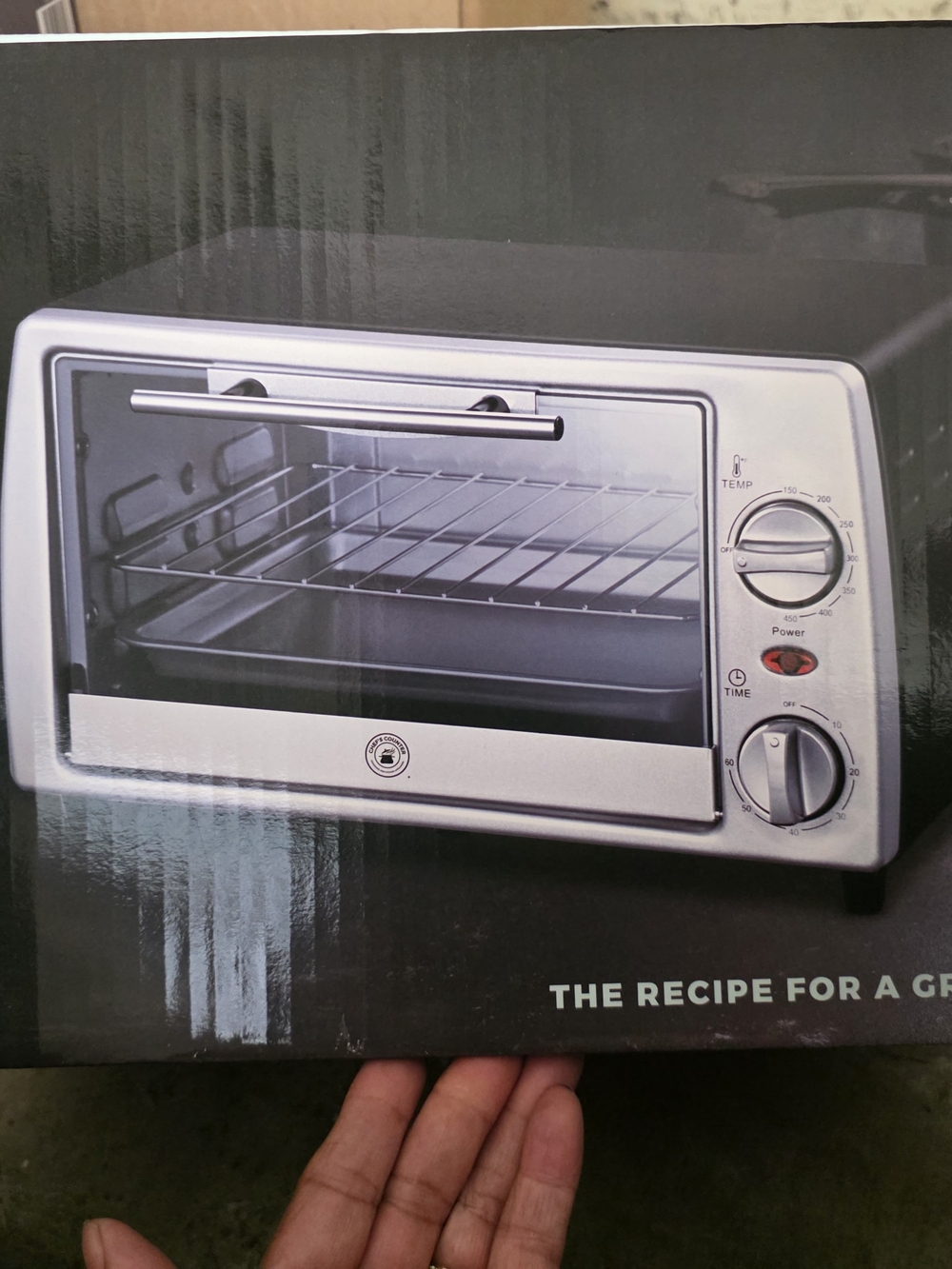 Stainless Steel Countertop Toaster Oven - Silver New Unopened